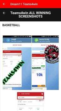 Dream11 Teams4win screenshot 4