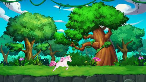 Princess Unicorn Running Game screenshot 3