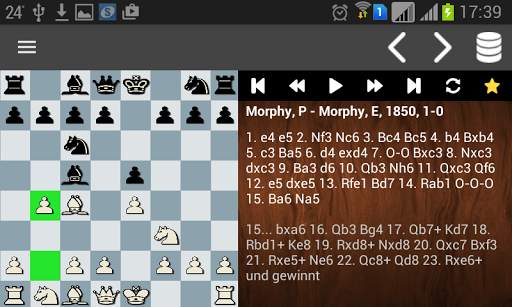 Chess PGN reader स्क्रीनशॉट 7