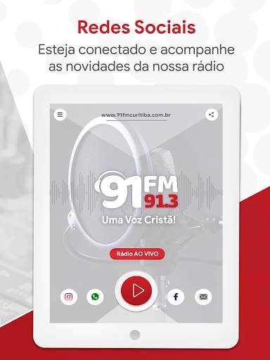 91 FM Curitiba - 91fmcuritiba.com.br screenshot 7