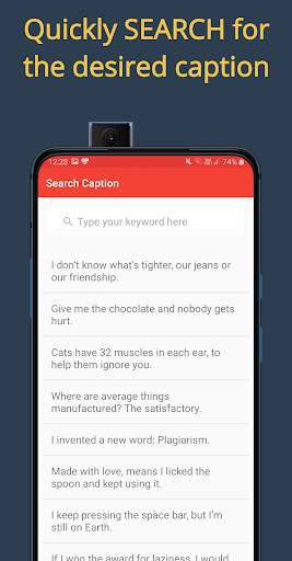 Caption For Pictures on social media 3000  Caption screenshot 3