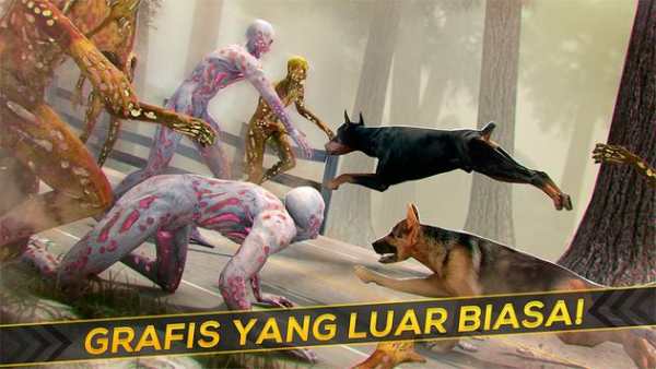 Anjing Zombie Simulator Gratis screenshot 8