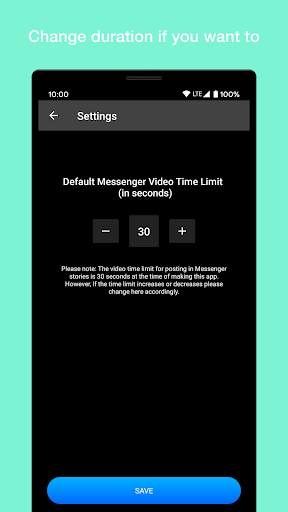 Video trimmer for Messenger stories screenshot 5