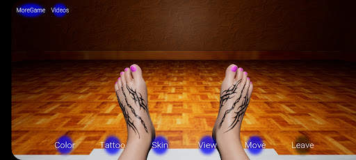 Woman feet 3D screenshot 2