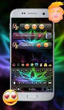 color weed Rasta GO Keyboard theme screenshot 4