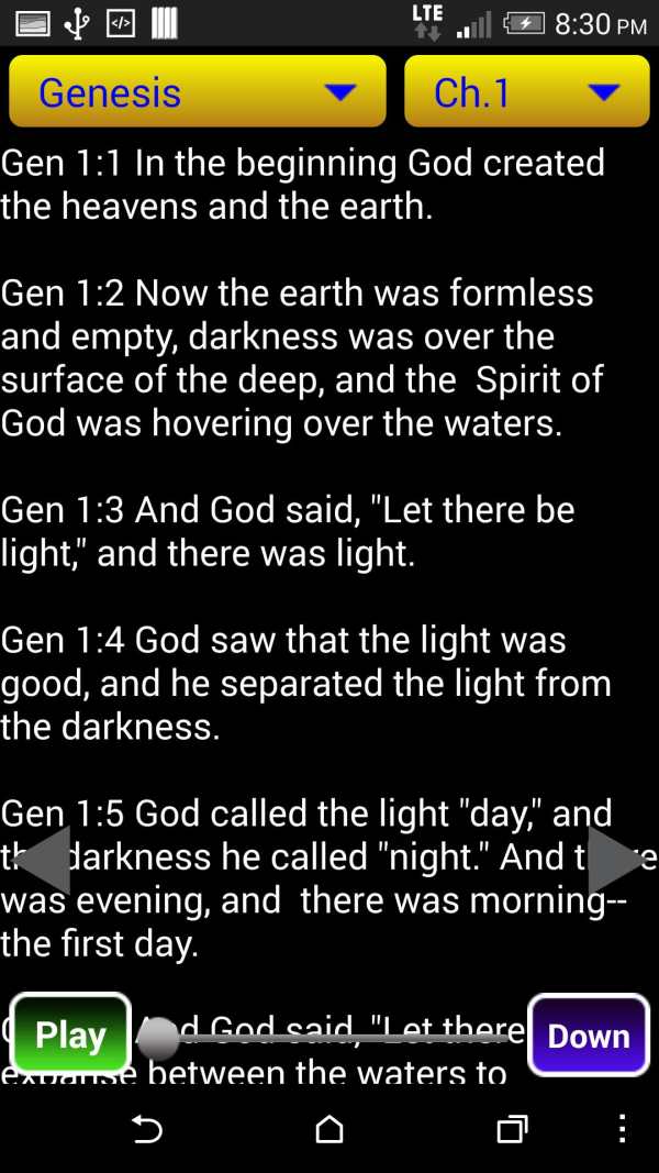 NIV Audio Bible screenshot 2