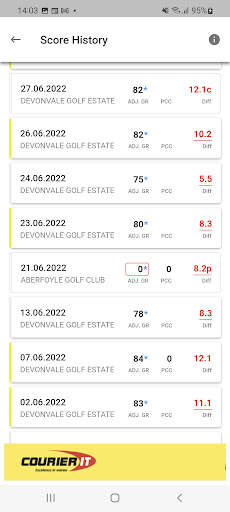 HNA Handicaps & Tournament App 6 تصوير الشاشة