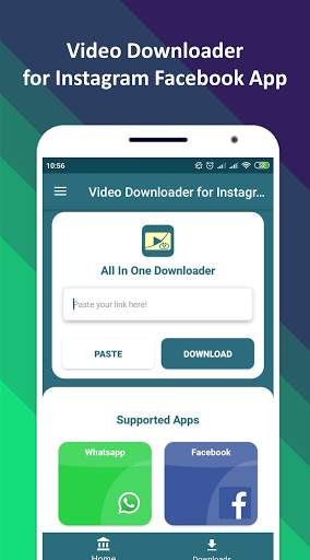 Video Downloader for Instagram Facebook IG FB App screenshot 1
