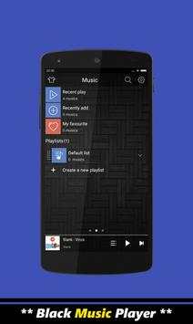 Black Music Player   EQualizer screenshot 6