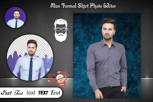 Man Formal Photo Suit screenshot 1