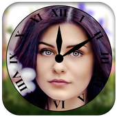 Photo on Clock icon