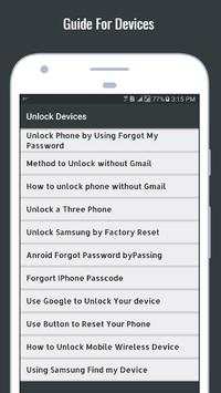 Unlock any Device Guide screenshot 1