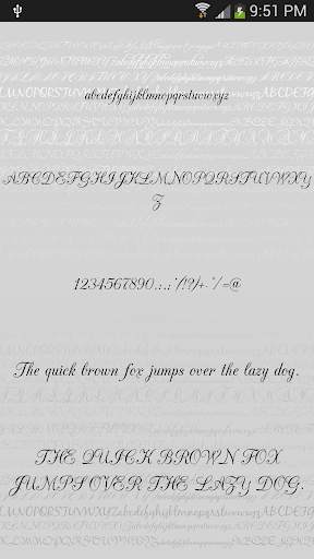 Script Fonts for Android screenshot 4
