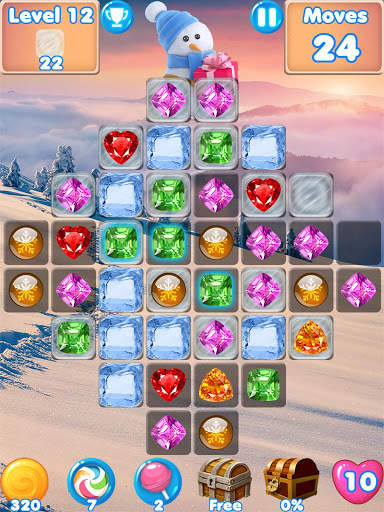 Snowman Swap - match 3 games and Christmas Games screenshot 10