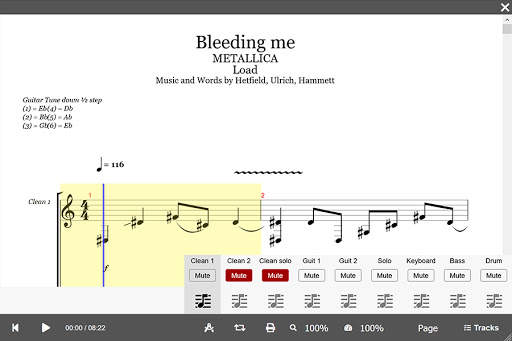GProTab: Guitar tabs & player 13 تصوير الشاشة