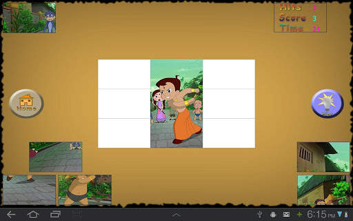 Bheem puzzle Game - Bali Movie screenshot 1