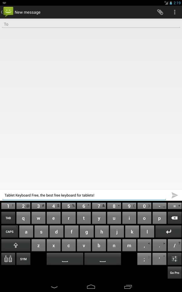 Tablet Keyboard Free 4 تصوير الشاشة