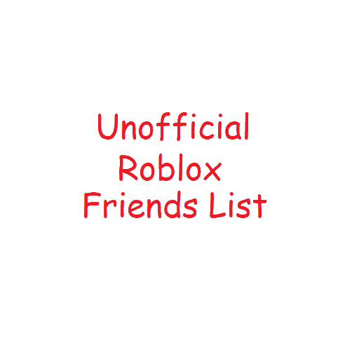 Unofficial Roblox Friends List иконка