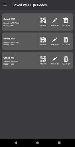 WiFi to QR Code - Generate WiFi QR Code and Share screenshot 2