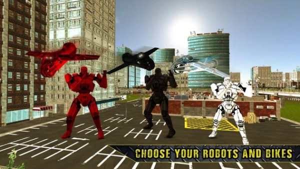 Terbang Robot Sepeda Simulator screenshot 2