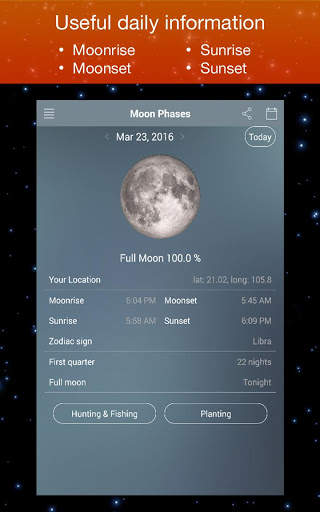 Moon Phase Calendar Zodiac screenshot 6