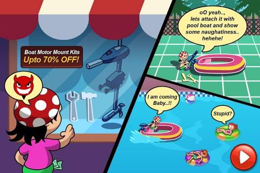 Naughty Kevin - casual games screenshot 1
