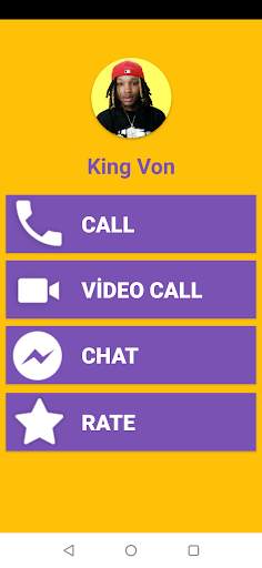 King Von Fake Video Call - Kin screenshot 2