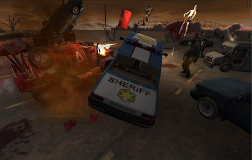 Zombie Gun Truck Avengers screenshot 2