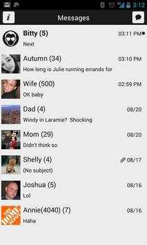 Go SMS Pro Themes: Contrastual screenshot 1