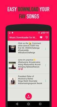 Downloader for musical.ly screenshot 1