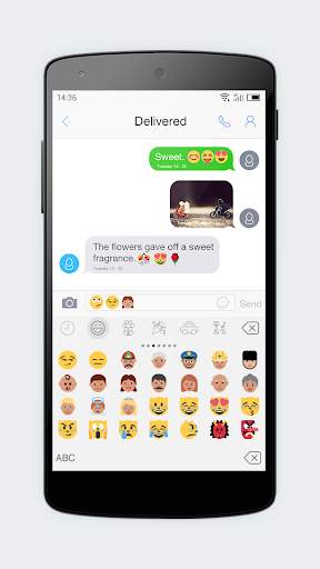 Emoji Keyboard 7 - Cute Sticke screenshot 2