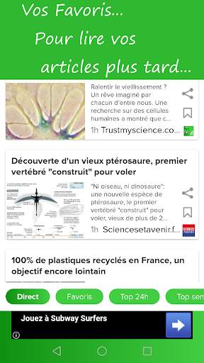 Actualités scientifiques - Gratuit - Science news screenshot 4