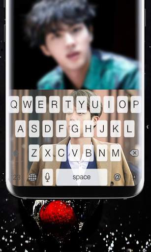 Keyboard BTS Jin Theme screenshot 1