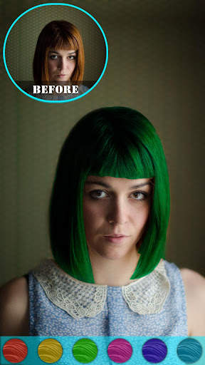 Hair Color Changer Photo Booth screenshot 2