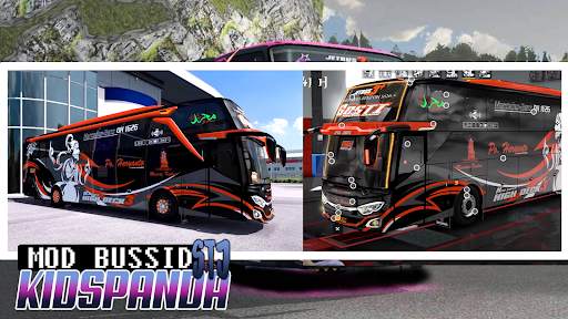Mod Bussid Bus Panda Kids screenshot 1