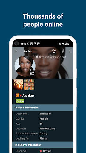 2go Chat - Chat Rooms & Dating 2 تصوير الشاشة