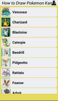 How to Draw Pokemon Kanto screenshot 2