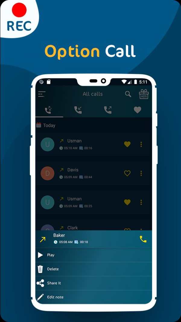 Call Recorder Automatic - Free call recorder app screenshot 3