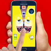Cool Smiley zipper Screen Lock icon