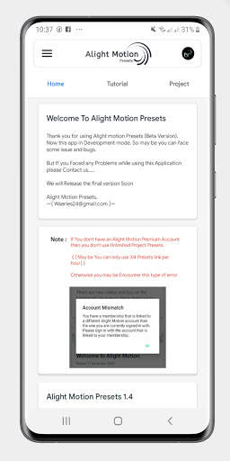 Alight Motion Presets screenshot 2
