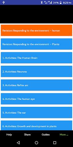 Responding to Environment | Life Sciences Grade 12 screenshot 1