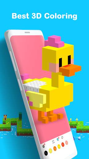 Voxel - 3D Color by Number & Pixel Coloring Book screenshot 2