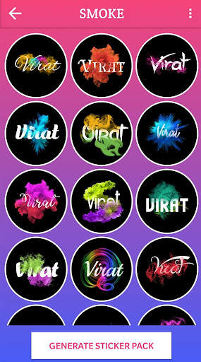 Name Sticker Maker -  Chat Sti screenshot 2