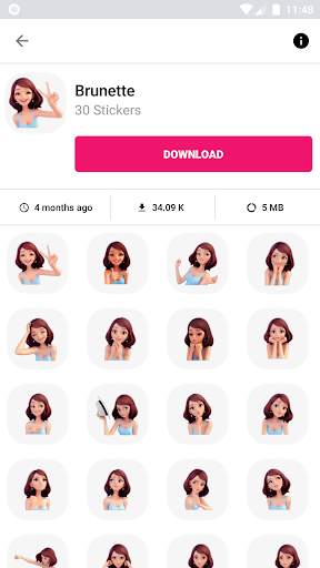 3D Emojis Stickers - WASticker screenshot 2