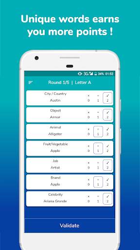 Alphabac – Offline social game screenshot 4