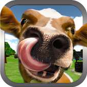 Wild Cow Simulator 3D Game logo