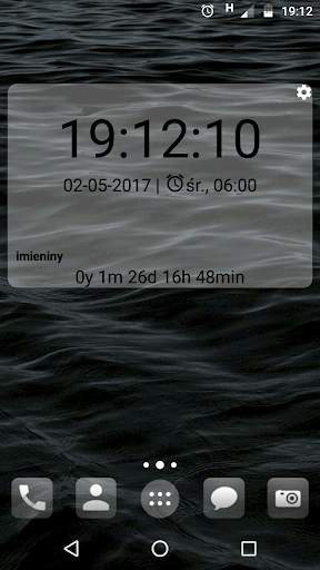 Clock Widget - zegar na pulpit screenshot 4