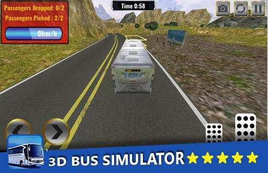 3D bus City driver 2016 screenshot 2