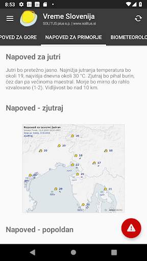 Vreme Slovenija screenshot 11