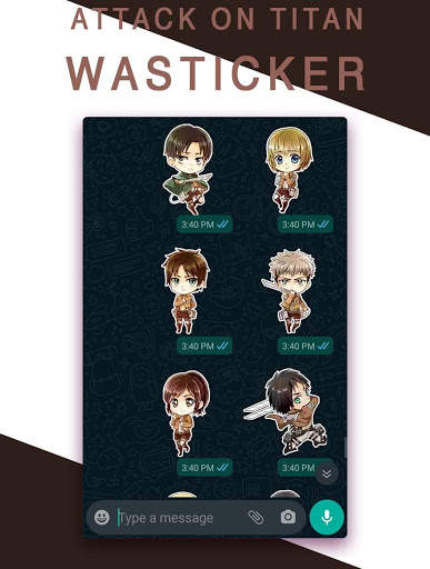 Attack On Titan (AOT) WASticker screenshot 4